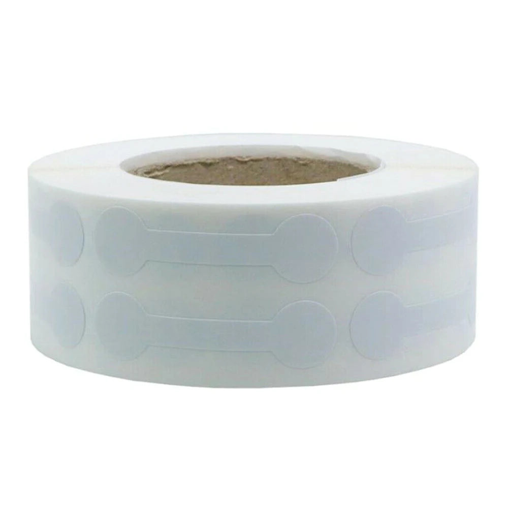 500pcs Round Jewellery Labels Self Adhesive Dumbell Tags Necklace Ring Labels