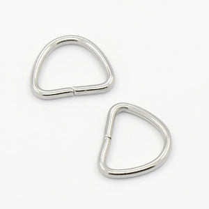 500pcs Stainless Steel Closed Jump Rings Oval Split Rings