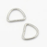 500pcs Stainless Steel Closed Jump Rings Oval Split Rings