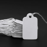 500pcs String Tie Jewelry Merchandise Tags Blank Label Display Packaging