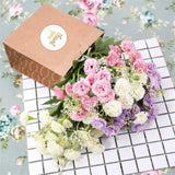 500pcs Thank You for Your Order Envelope Sealing Label Sticker Pink Transparent