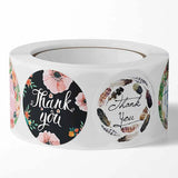 500pcs Thank You Flower Round Sticker Scrapbook Envelope Seal Sticker