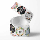 500pcs Thank You Flower Round Sticker Scrapbook Envelope Seal Sticker