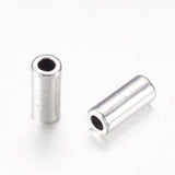 500pcs Tibetan Style Alloy Tube Beads Antique Silver for DIY Jewelry Making