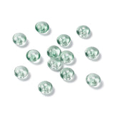 500pcs Transparent Glass Beads for DIY Jewelry Making 8.5x4.5mm