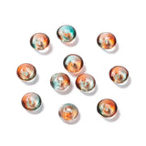 500pcs Transparent Glass Beads for DIY Jewelry Making 8.5x4.5mm