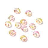500pcs Transparent Glass Beads for DIY Jewelry Making 8.5x4.5mm