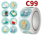 500pcs Unicorn Sticker Reward Animals for Kids School Teacher Supplies