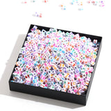 500pcs 6mm Mixed Letter Acrylic Beads for DIY Jewelry Making