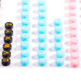 500pcs Alphabet Letters Beads Acrylic 4x7mm Spacer For Jewelry Making