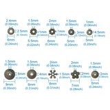 500pcs Antique Bronze Tibetan Style Spacer Beads for Jewelry Making DIY