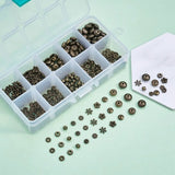 500pcs Antique Bronze Tibetan Style Spacer Beads for Jewelry Making DIY