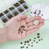 500pcs Antique Bronze Tibetan Style Spacer Beads for Jewelry Making DIY