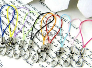500pcs Mixed Color Cell Phone Straps with Lobster Clasps
