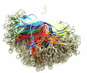 500pcs Mixed Color Cell Phone Straps with Lobster Clasps