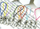 500pcs Mixed Color Cell Phone Straps with Lobster Clasps