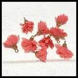 500pcs Flower Pendants for Charms Bracelets Making Accessories