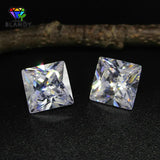 500pcs Square Cut CZ Stone 1.5-5mm 5A Cubic Zirconia Loose Synthetic Gems