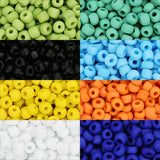 500pcs 4mm Matte Glass Seed Beads for Jewelry Making
