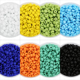 500pcs 4mm Matte Glass Seed Beads for Jewelry Making