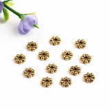 500pcs 5mm Antique Zinc Alloy Tibetan Spacers Beads For Charm Bracelets Necklace