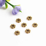 500pcs 5mm Antique Zinc Alloy Tibetan Spacers Beads For Charm Bracelets Necklace