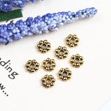500pcs 5mm Antique Zinc Alloy Tibetan Spacers Beads For Charm Bracelets Necklace