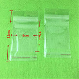 500pcs Clear Self Adhesive Seal Plastic Bags Resealable Cellophane OPP Bag