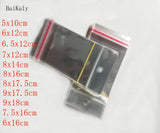 500pcs Clear Self Adhesive Seal Plastic Bags Resealable Cellophane OPP Bag