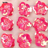 500pcs Mixed Pvc Sequins Flower Applique DIY Decoration Bead Patch