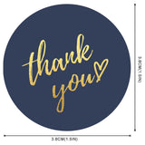 500pcs Thank You Round Stickers for Gift Box Decoration DIY
