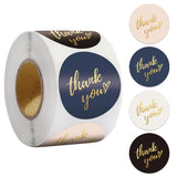 500pcs Thank You Round Stickers for Gift Box Decoration DIY
