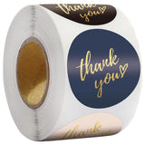 500pcs Thank You Round Stickers for Gift Box Decoration DIY