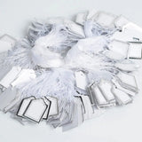 500pcs Silver Jewelry Display Cards 23*18mm