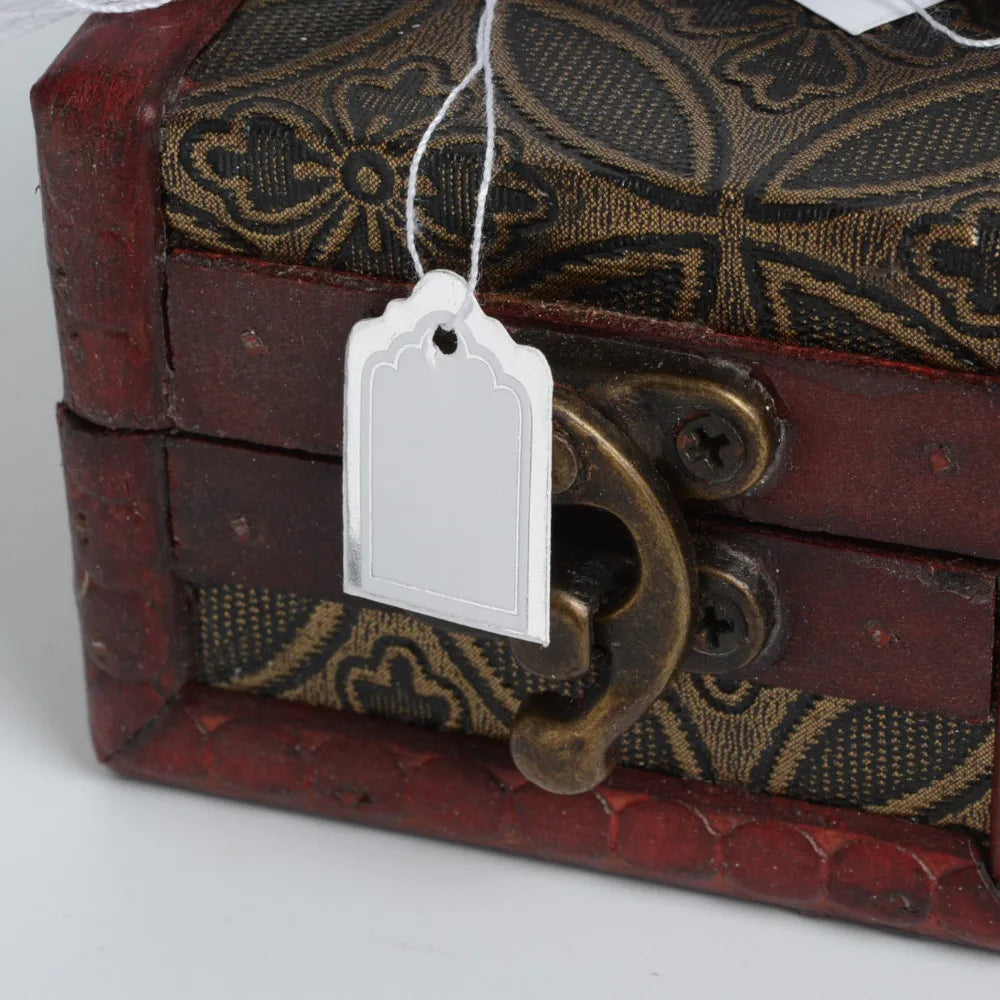 500pcs Silver Jewelry Display Cards 23*18mm