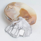 500pcs Silver Jewelry Display Cards 23*18mm