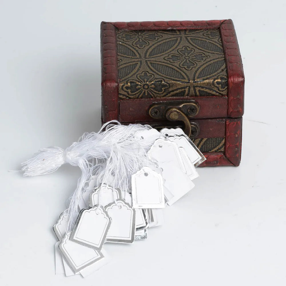 500pcs Silver Jewelry Display Cards 23*18mm
