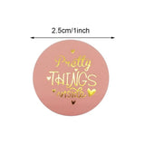 500pcs Pink Pretty Things Inside Stickers With Heart Stickers