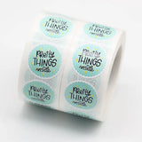 500pcs Round Thank You Stickers Pretty Things Inside Decoration