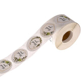 500pcs Greenery Frames Thank You Stickers Wedding Party Envelope Decoration
