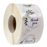500pcs Greenery Frames Thank You Stickers Wedding Party Envelope Decoration