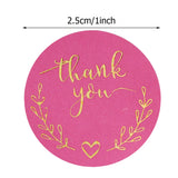 500pcs Thank You Foil Seals Stickers for Packaging Box Envelope Scrapbooking