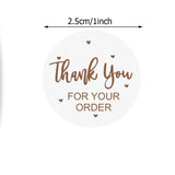 500pcs Clear Pretty Things Inside Stickers - Business Packaging