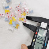 500pcs 10mm Heart Bear Half Beads for Jewelry Making