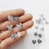 500pcs 10mm DIY Candy Carton Beads Sticker for Nail Art Jewelry Making