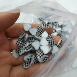 500pcs 10mm DIY Candy Carton Beads Sticker for Nail Art Jewelry Making