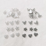 500pcs 10mm DIY Candy Carton Beads Sticker for Nail Art Jewelry Making