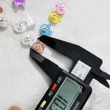 500 Small Bear Half Beads for DIY Jewelry Making