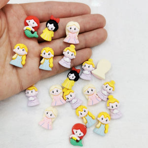 500pcs Resin Candy Sea-Maid Sticker Beads DIY Jewelry Making Accessories