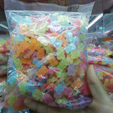 500pcs Soft Bear Sticker Beads for DIY Crafts - Jewelry Making Supplies